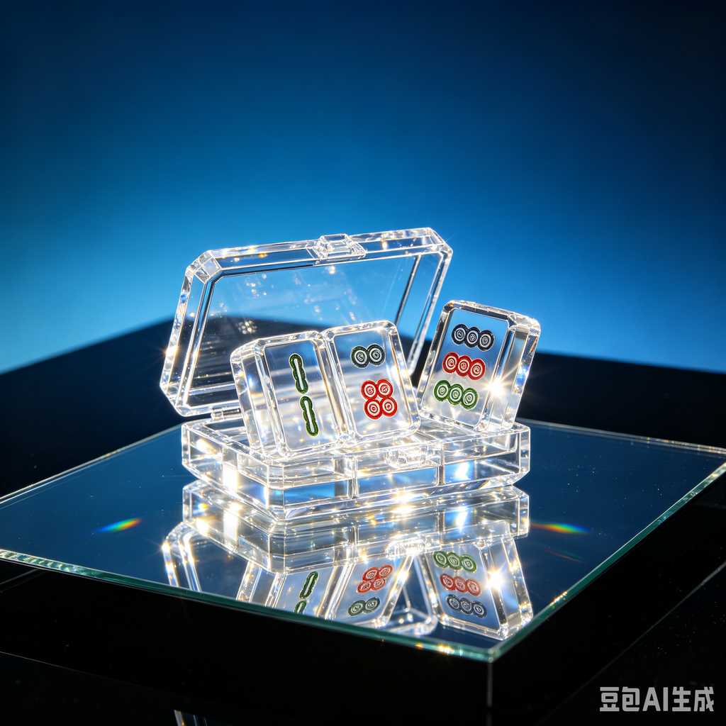 green transparent mahjong tiles