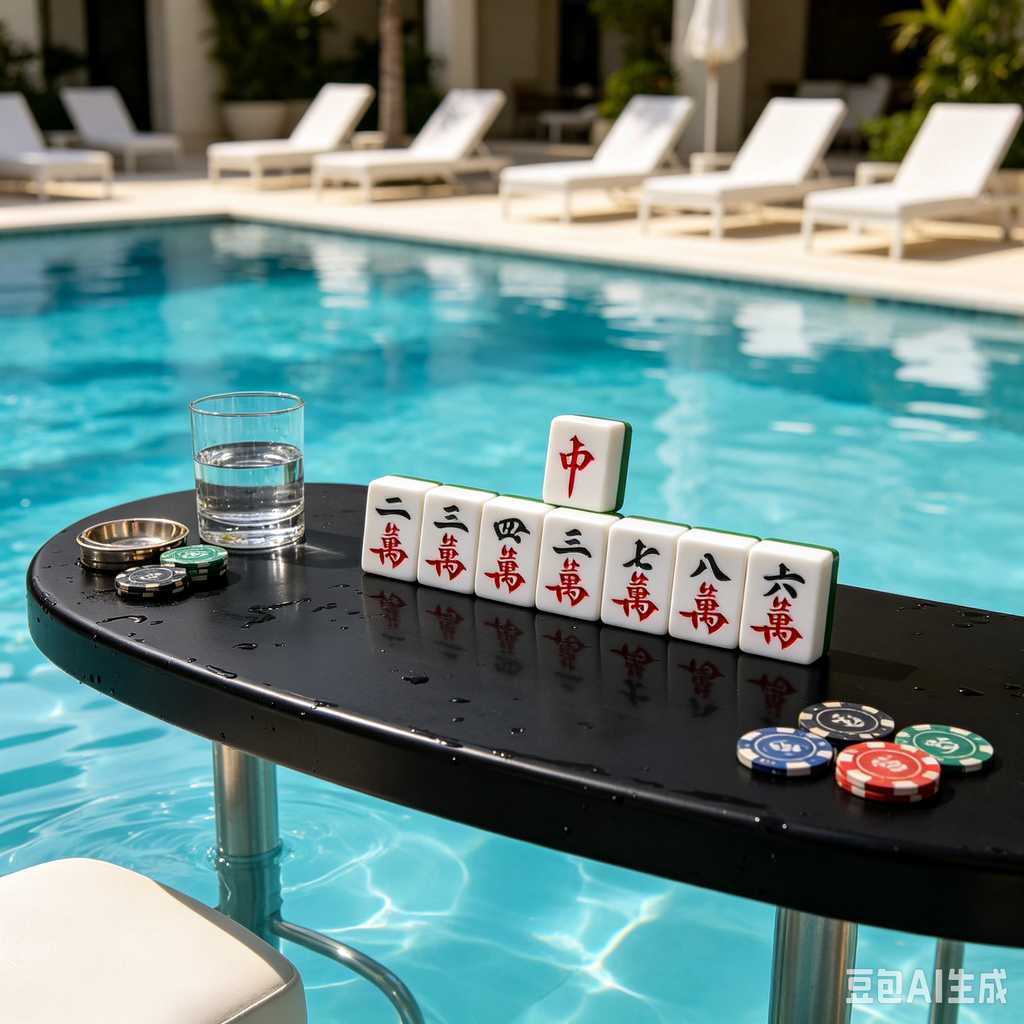blue mahjong tiles